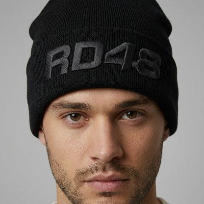 Black Iced Beanie